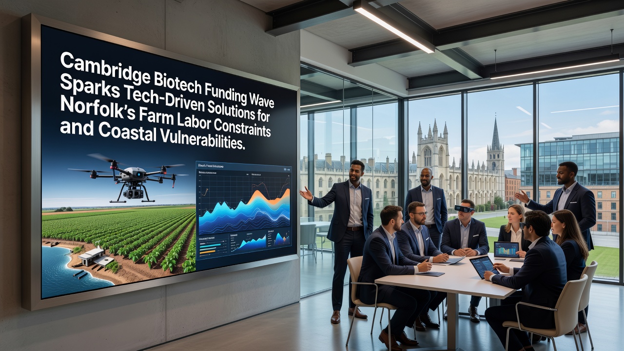Cambridge Biotech Investments Fuel Innovations for Norfolk's Farming and Coastal Challenges